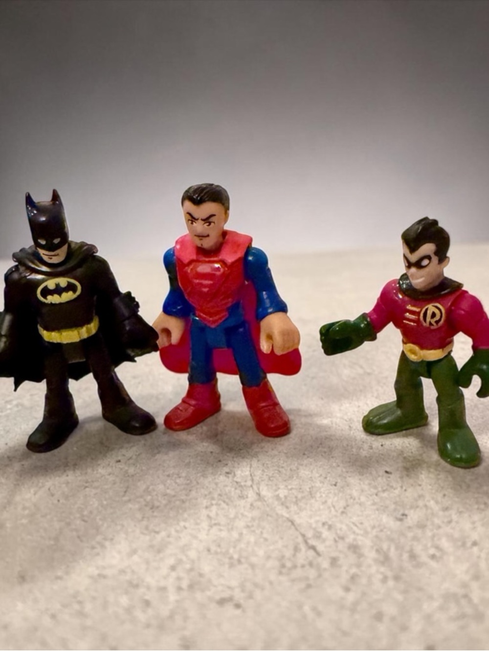 Imaginext DC Super Friends Robin/ Batman Superman 2.5" Figure Fisher-Price Toys